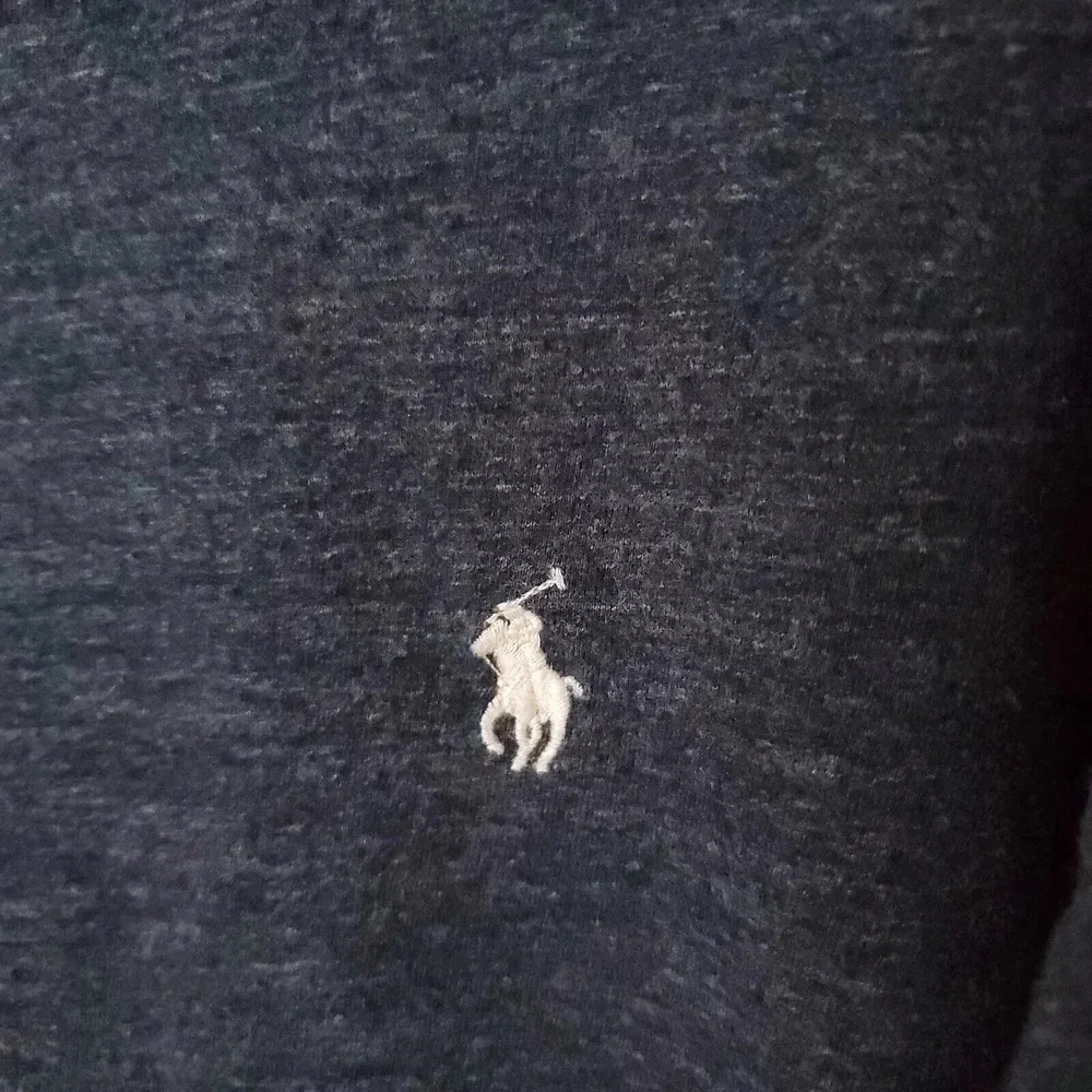 Polo Ralph Lauren Sweatshirt Men's Large Gray Custom Slim Fit Long Sleeve Phony - Picture 7 of 12